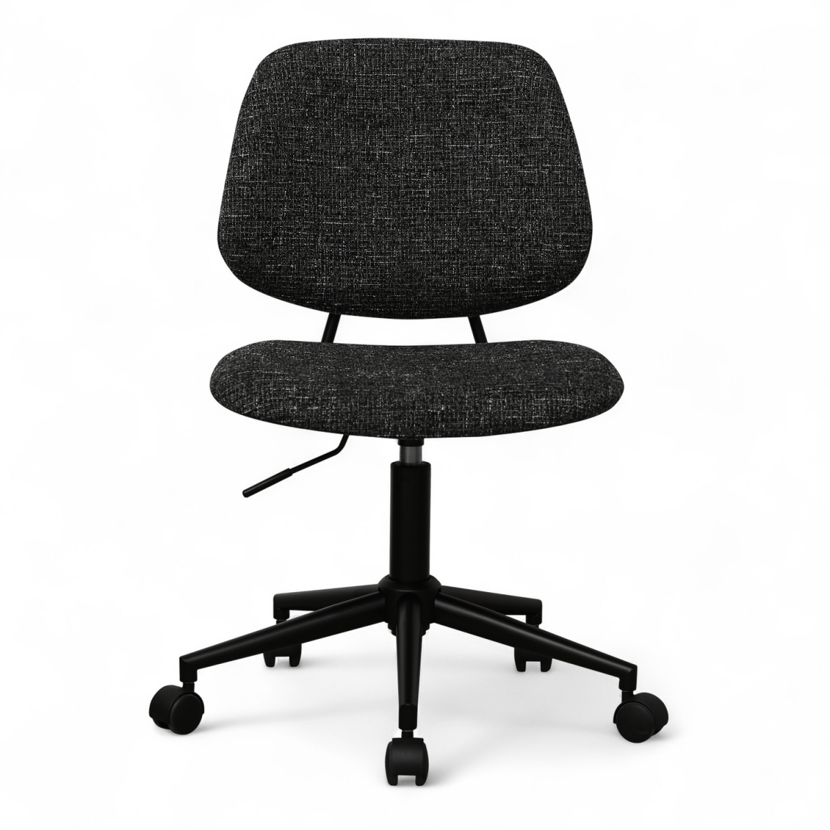 Alto Bürostuhl - Bouclé-Stoff Schwarz - FURNHOUSE