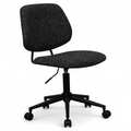 Alto Bürostühle - Bouclé-Stoff Schwarz - FURNHOUSE