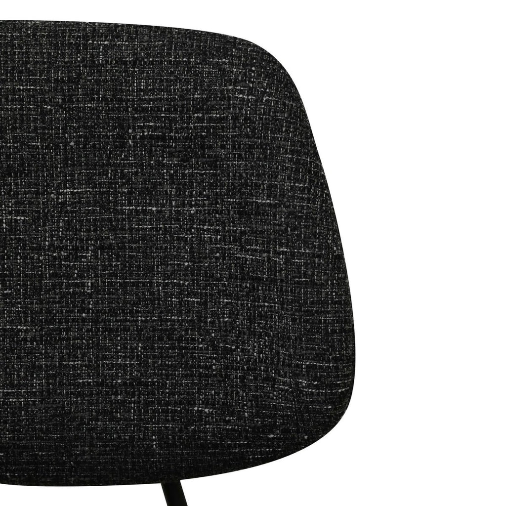 Alto Bürostuhl - Bouclé-Stoff Schwarz - FURNHOUSE