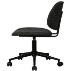 Alto Bürostuhl - Bouclé-Stoff Schwarz - FURNHOUSE