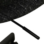 Alto Bürostuhl - Bouclé-Stoff Schwarz - FURNHOUSE