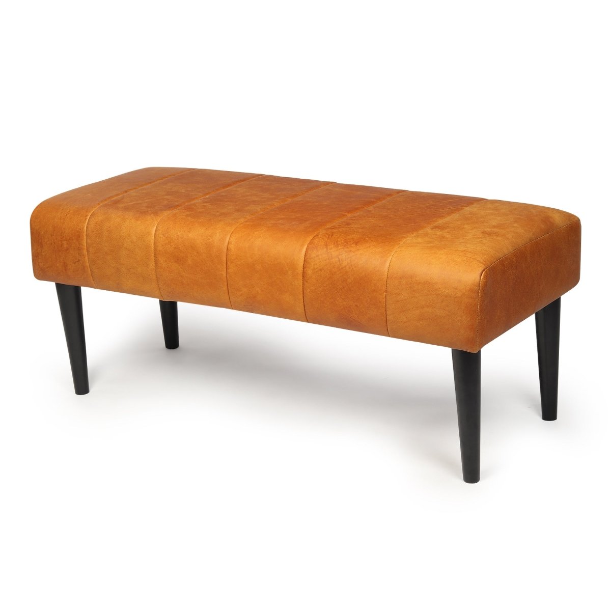 Athea Sitzbank 120 cm - Cognacbraun - FURNHOUSE