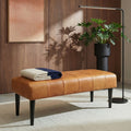 Athea Sitzbank 120 cm - Cognacbraun - FURNHOUSE