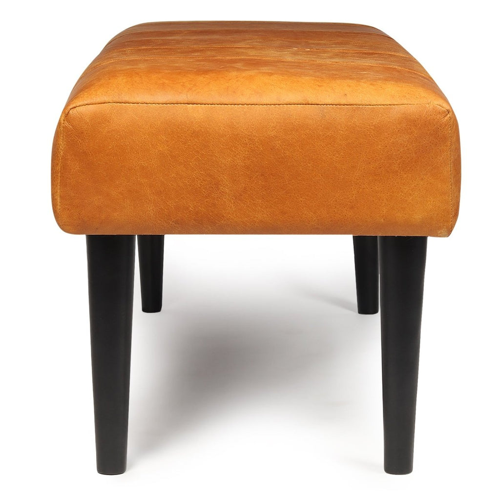 Athea Sitzbank 120 cm - Cognacbraun - FURNHOUSE