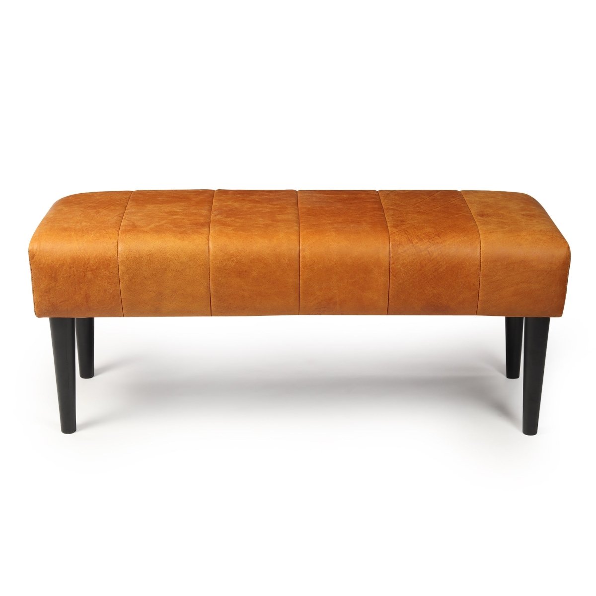 Athea Sitzbank 120 cm - Cognacbraun - FURNHOUSE