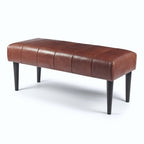 Athea Sitzbank 120 cm - Dunkelbraun - FURNHOUSE