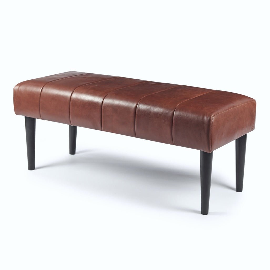 Athea Sitzbank 120 cm - Dunkelbraun - FURNHOUSE