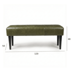 Athea Sitzbank 120 cm - Olivgrün - FURNHOUSE