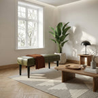 Athea Sitzbank 120 cm - Olivgrün - FURNHOUSE