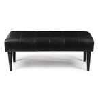 Athea Sitzbank 120 cm - Schwarz - FURNHOUSE