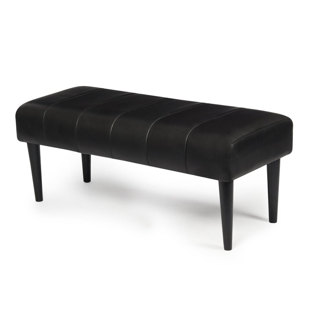 Athea Sitzbank 120 cm - Schwarz - FURNHOUSE