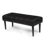 Athea Sitzbank 120 cm - Schwarz - FURNHOUSE