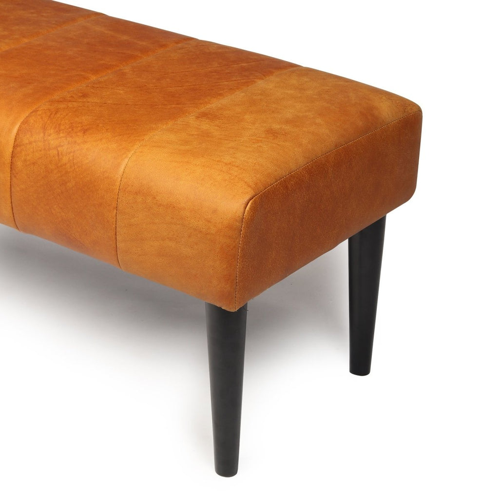 Athea Sitzbank 92 cm - Cognacbraun - FURNHOUSE