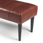 Athea Sitzbank 92 cm - Dunkelbraun - FURNHOUSE