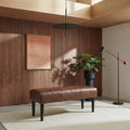 Athea Sitzbank 92 cm - Dunkelbraun - FURNHOUSE