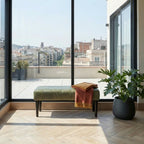 Athea Sitzbank 92 cm - Olivgrün - FURNHOUSE