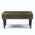 Sitzbank Athea 92 cm Olivgrün von vorne