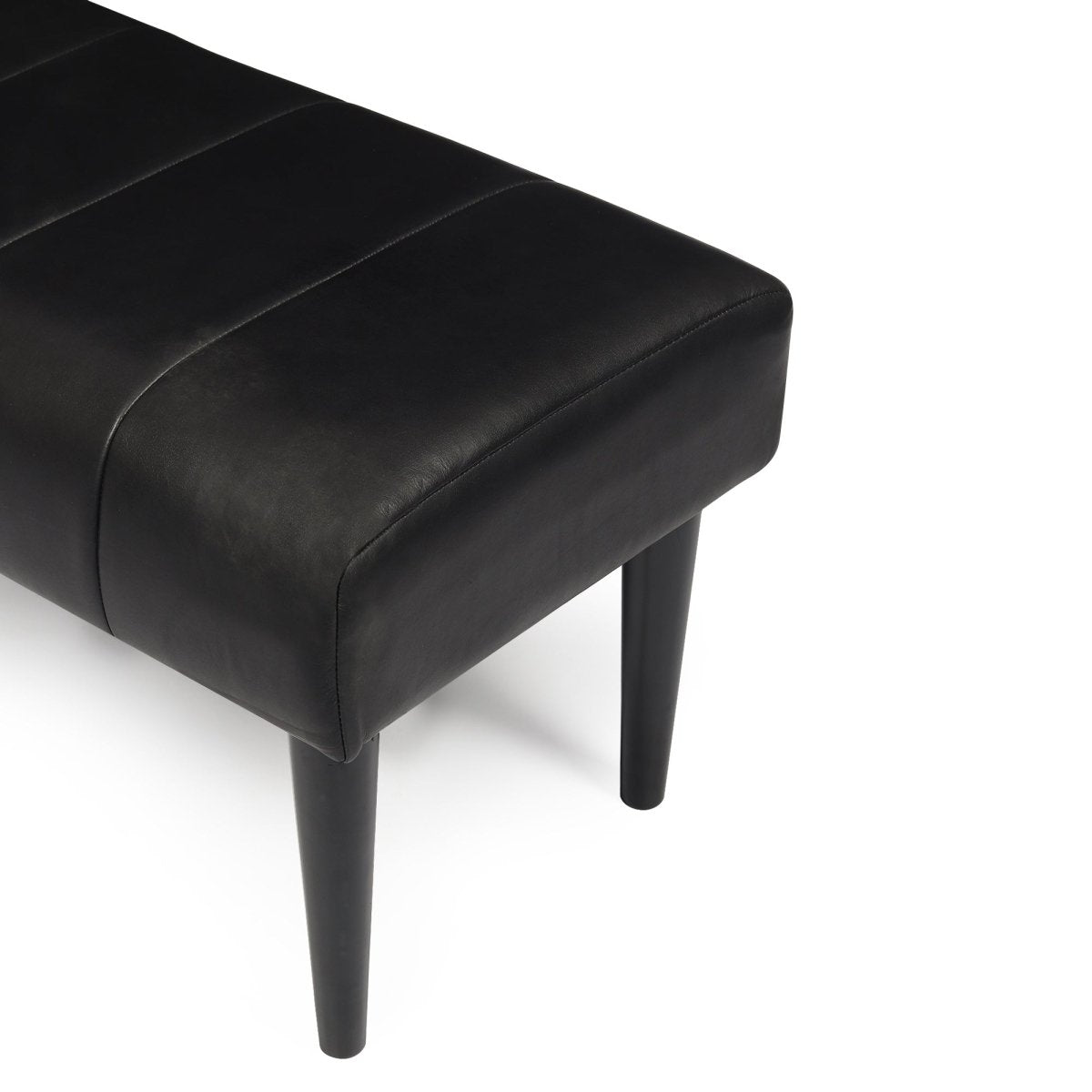 Athea Sitzbank 92 cm - Schwarz - FURNHOUSE