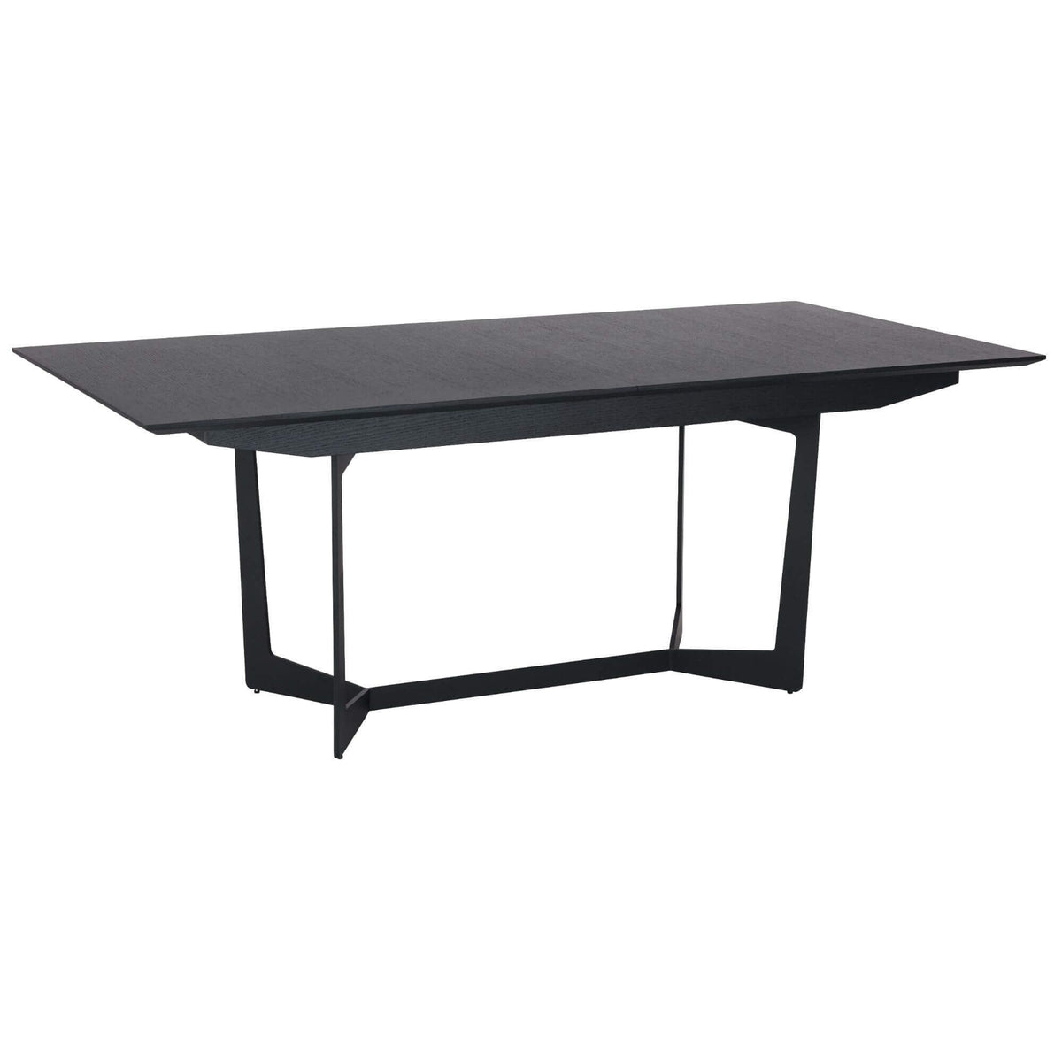 Ausziehbar Esstisch Tokyo - Inklusive 2 Ansteckplatten - Schwarz 200/250x100 cm - FURNHOUSE