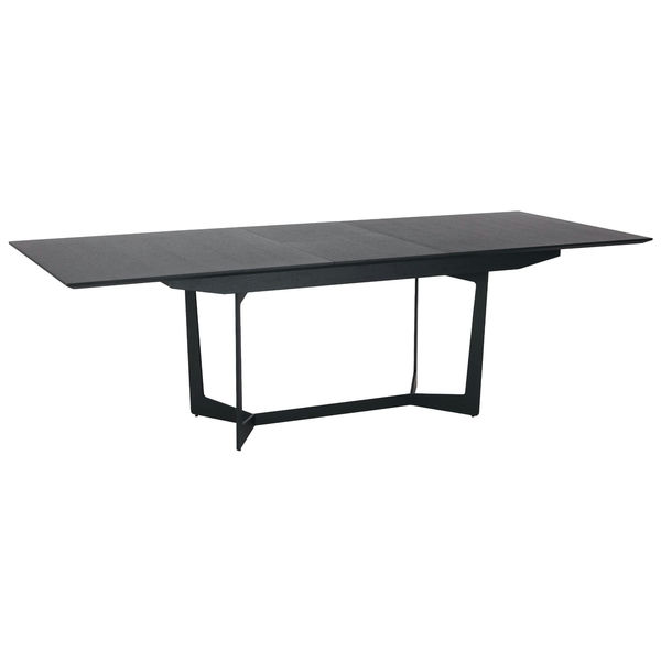 Ausziehbar Esstisch Tokyo - Inklusive 2 Ansteckplatten - Schwarz 200/250x100 cm - FURNHOUSE