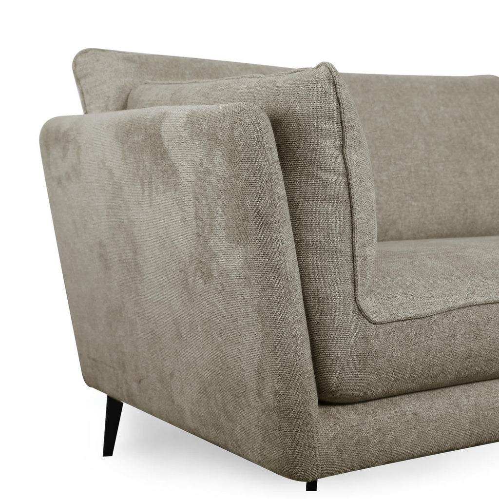 Bari 2-Sitzer Sofa - Stoffbezug Beige - FURNHOUSE
