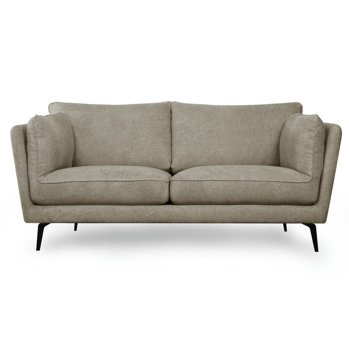Bari 2-Sitzer Sofa - Stoffbezug Beige - FURNHOUSE