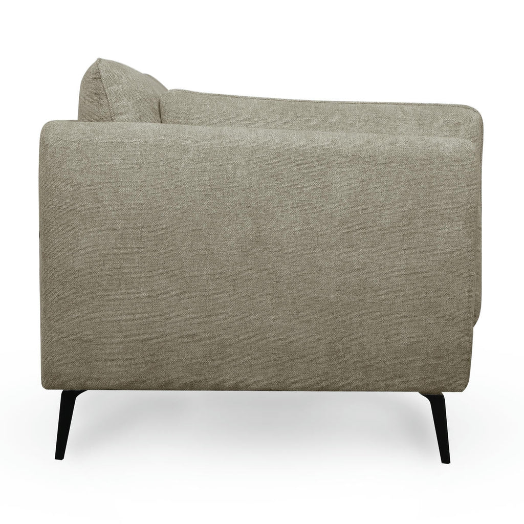 Bari 2-Sitzer Sofa - Stoffbezug Beige - FURNHOUSE