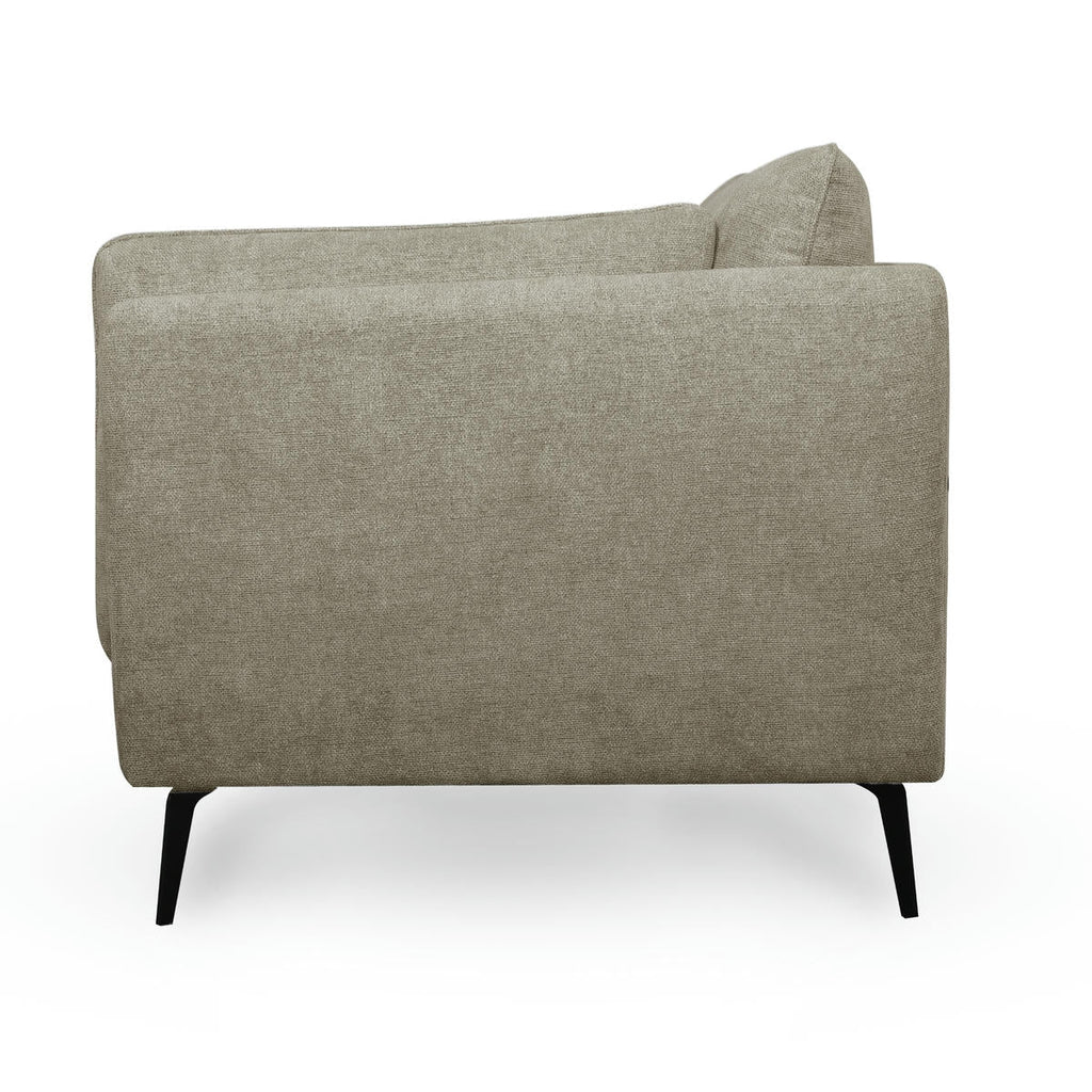 Bari 2-Sitzer Sofa - Stoffbezug Beige - FURNHOUSE
