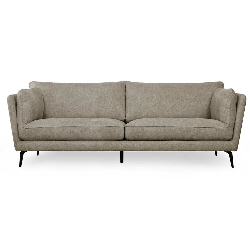 Bari 3-Sitzer Sofa - Stoffbezug Beige - FURNHOUSE