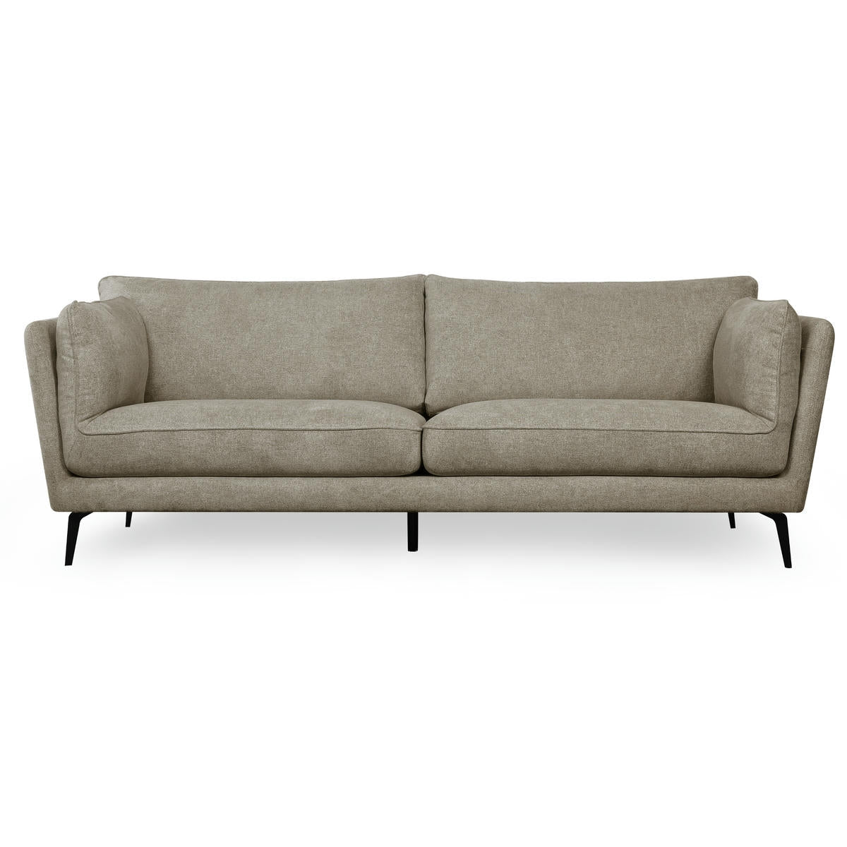 Bari 3-Sitzer Sofa - Stoffbezug Beige - FURNHOUSE