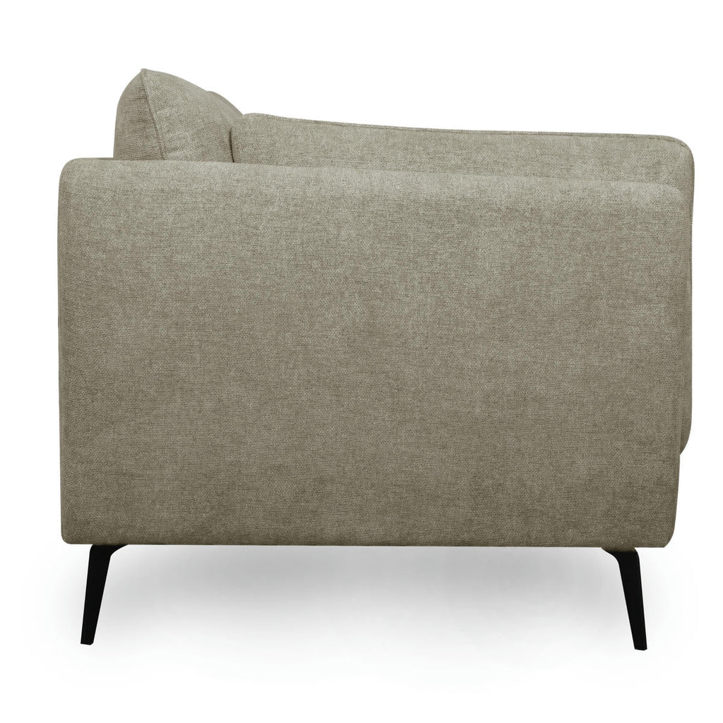Bari 3-Sitzer Sofa - Stoffbezug Beige - FURNHOUSE