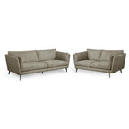 Bari 3-Sitzer Sofa - Stoffbezug Beige - FURNHOUSE