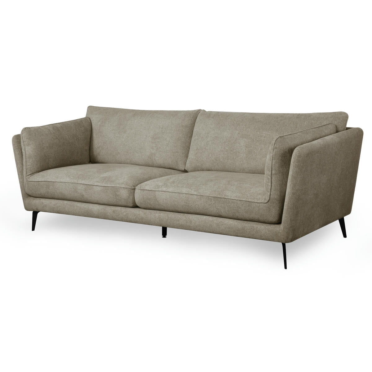 Bari 3-Sitzer Sofa - Stoffbezug Beige - FURNHOUSE
