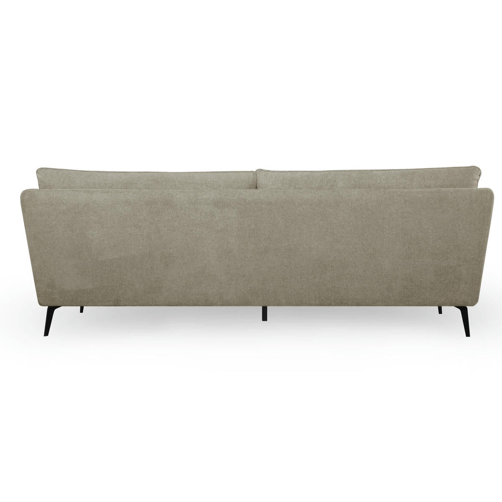 Bari 3-Sitzer Sofa - Stoffbezug Beige - FURNHOUSE