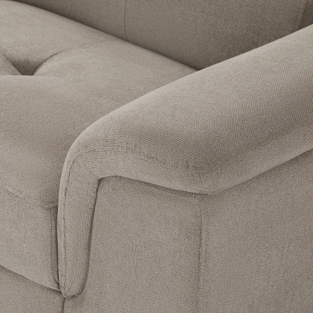 Betis L-Form Ecksofa Links - Stoffbezug Beige - FURNHOUSE