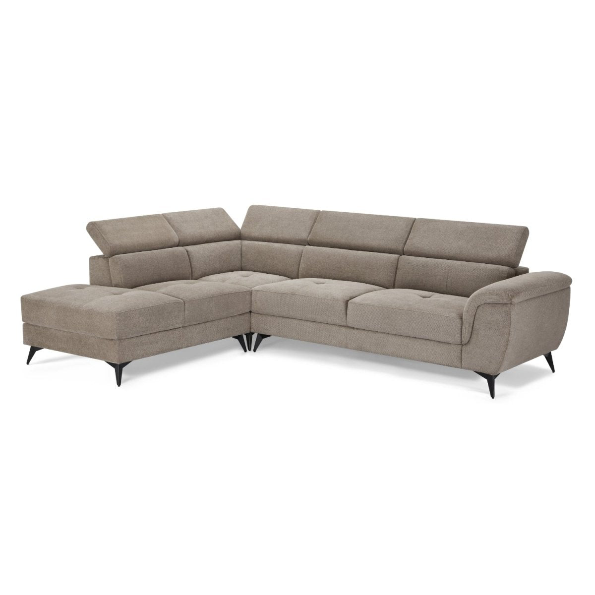 Betis L-Form Ecksofa Links - Stoffbezug Beige - FURNHOUSE