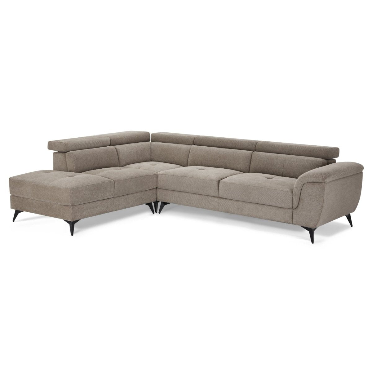 Betis L-Form Ecksofa Links - Stoffbezug Beige - FURNHOUSE