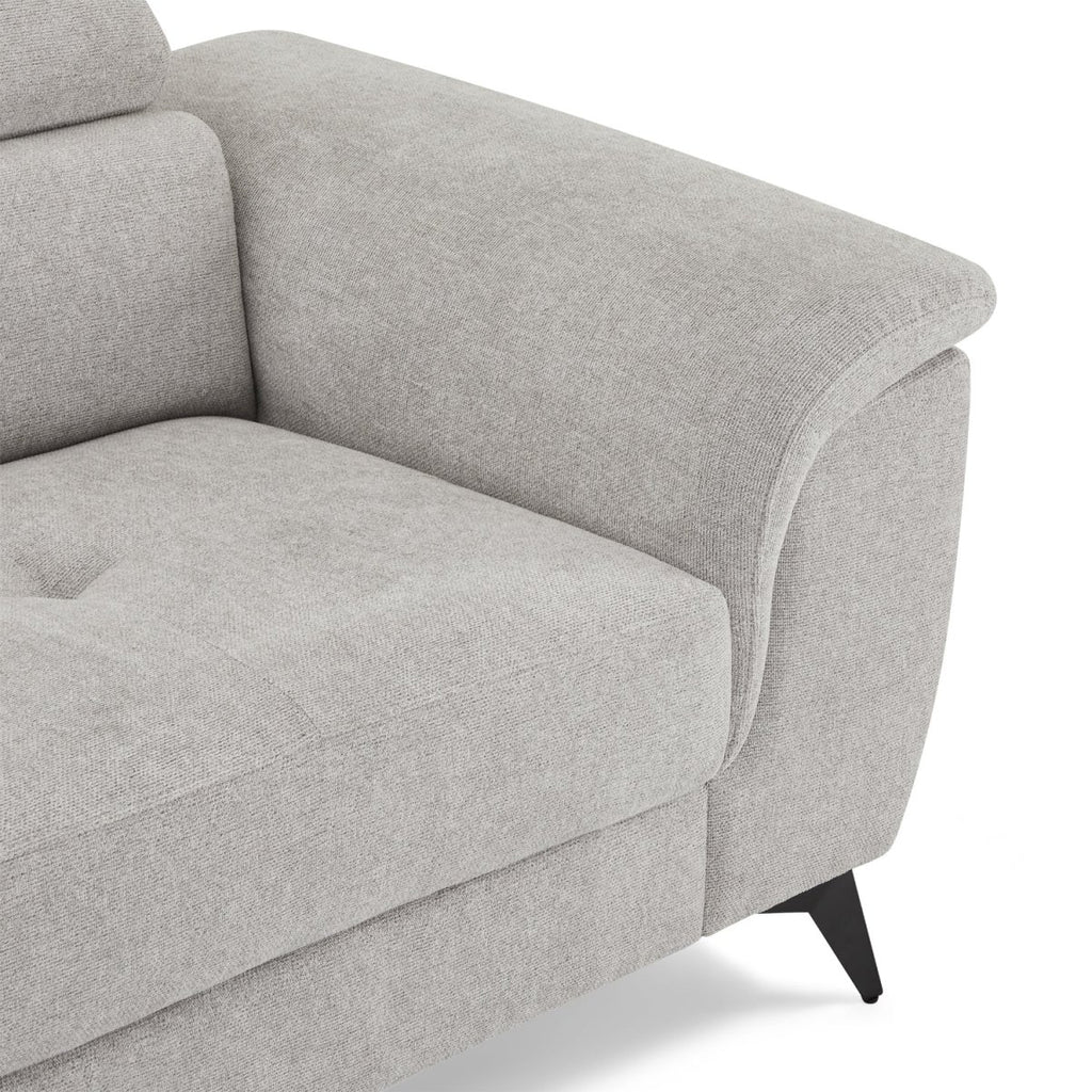 Betis L-Form Ecksofa Links - Stoffbezug Grau - FURNHOUSE