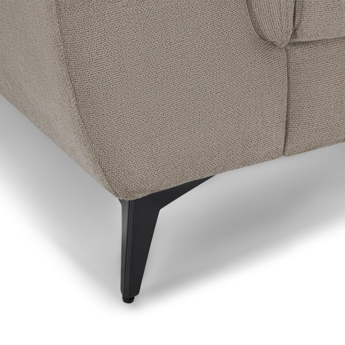 Betis L-Form Ecksofa Rechts - Stoffbezug Beige - FURNHOUSE