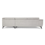 Betis L-Form Ecksofa Rechts - Stoffbezug Grau - FURNHOUSE