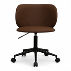 Bobo Bürostuhl - Kunstleder Dunkelbraun - FURNHOUSE