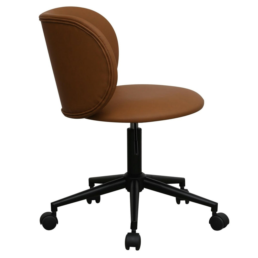 Bobo Bürostuhl - Kunstleder Hellbraun - FURNHOUSE