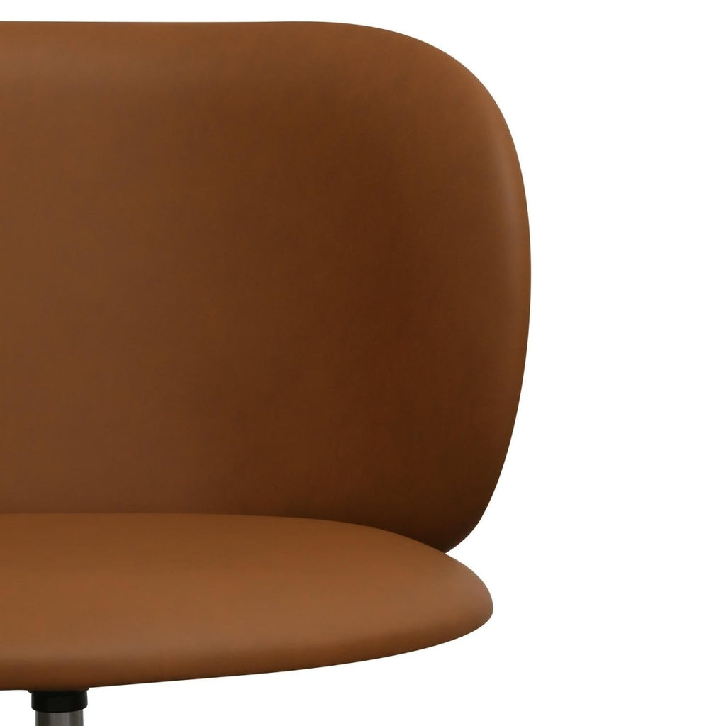 Bobo Bürostuhl - Kunstleder Hellbraun - FURNHOUSE