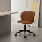 Bobo Bürostuhl - Kunstleder Hellbraun - FURNHOUSE