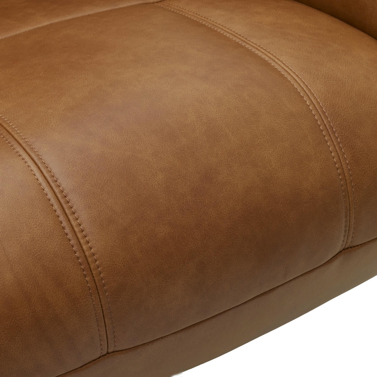 Bonanza Elektrischer Relaxsessel - Echtleder Cognac Braun - FURNHOUSE