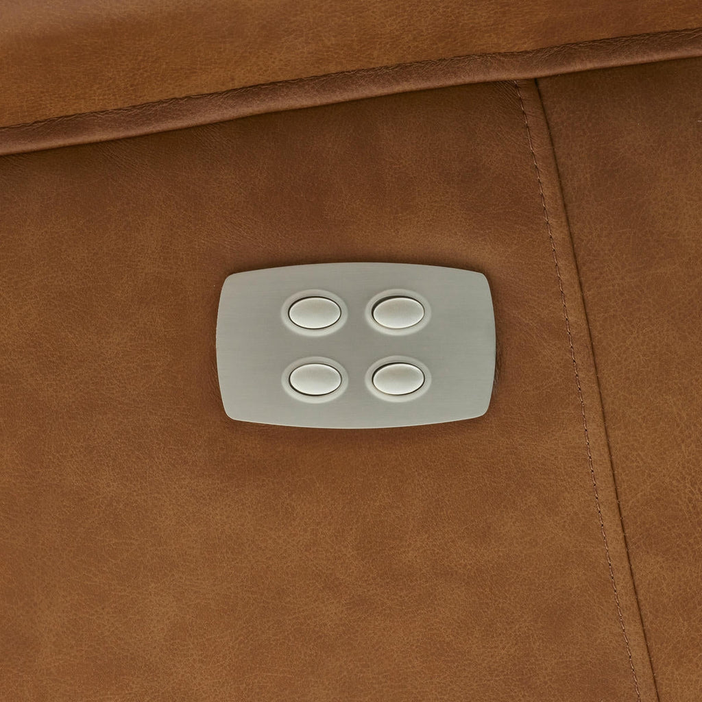 Bonanza Elektrischer Relaxsessel - Echtleder Cognac Braun - FURNHOUSE