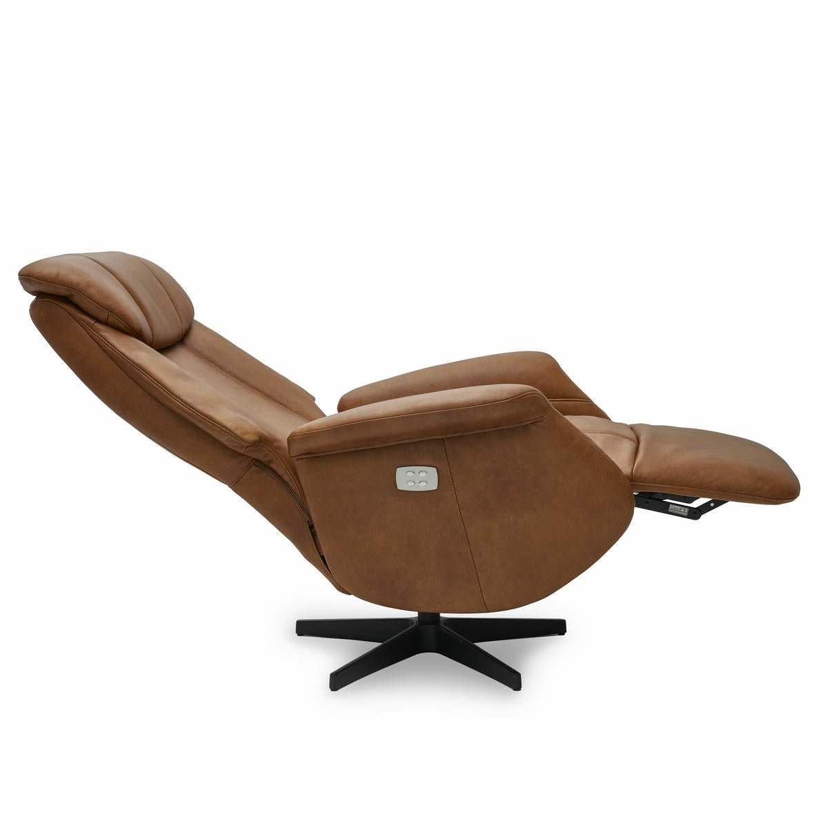 Bonanza Elektrischer Relaxsessel - Echtleder Cognac Braun - FURNHOUSE