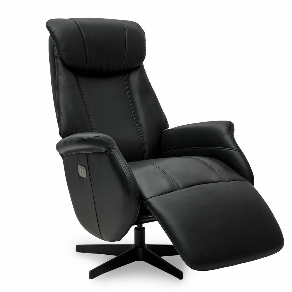 Bonanza Elektrischer Relaxsessel - Echtleder Schwarz - FURNHOUSE