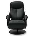 Bull Elektrischer Relaxsessel - Echtleder Schwarz - FURNHOUSE