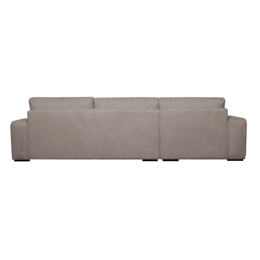 California L-Form Ecksofa Links - Stoffbezug Beige - FURNHOUSE